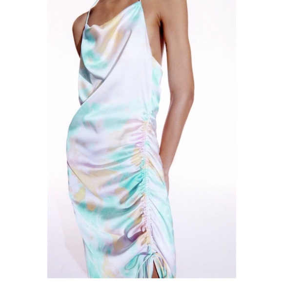 Zara Tie Dye Slip Dress - Multicolored - Picture 2 of 7